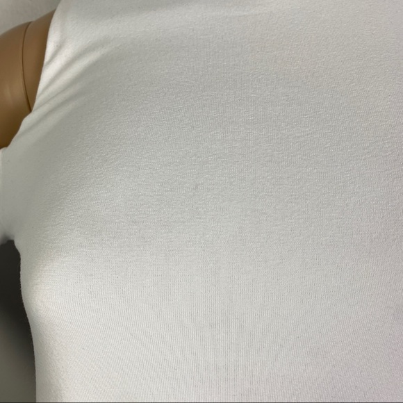 SUSANA MONACO WHITE COLD-SHOULDER TOP - Picture 5 of 12